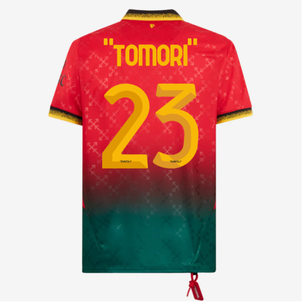 red jersey puma x ac milan x off-white 202425 – 23 fikayo tomori Collection | AC Milan Kits Collection | AC Milan Kits