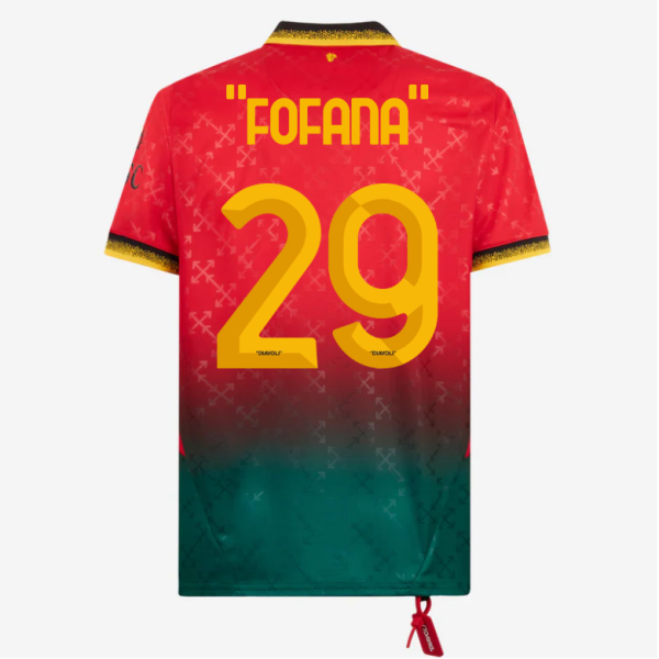 red jersey puma x ac milan x off-white 202425 – 29 youssouf fofana Collection | AC Milan Kits Collection | AC Milan Kits