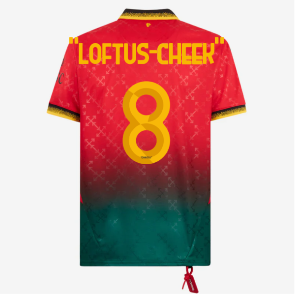 red jersey puma x ac milan x off-white 202425 – 8 ruben loftus-cheek Collection | AC Milan Kits Collection | AC Milan Kits