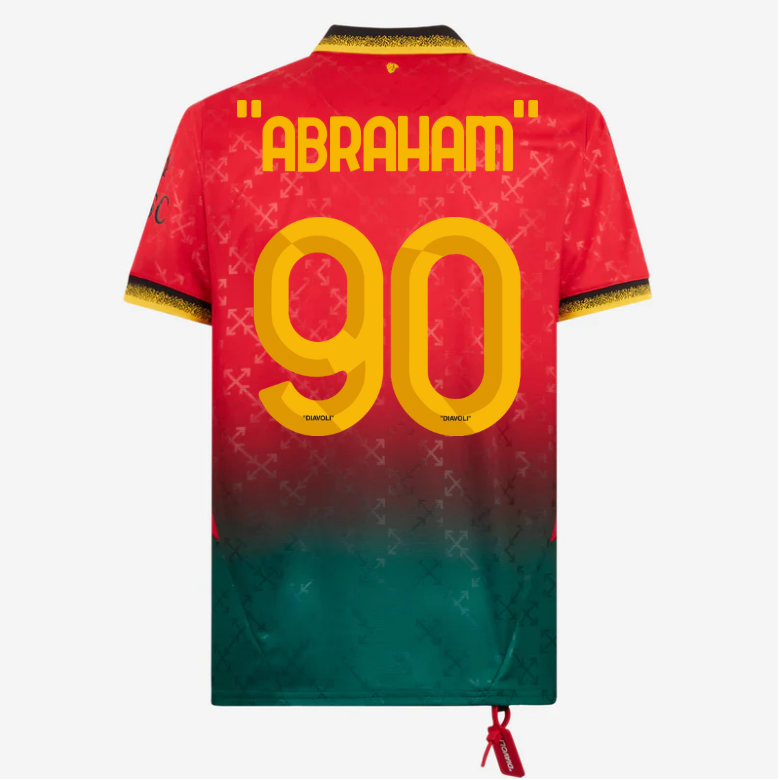 red jersey puma x ac milan x off-white 202425 – 90 tammy abraham Collection | AC Milan Kits Collection | AC Milan Kits