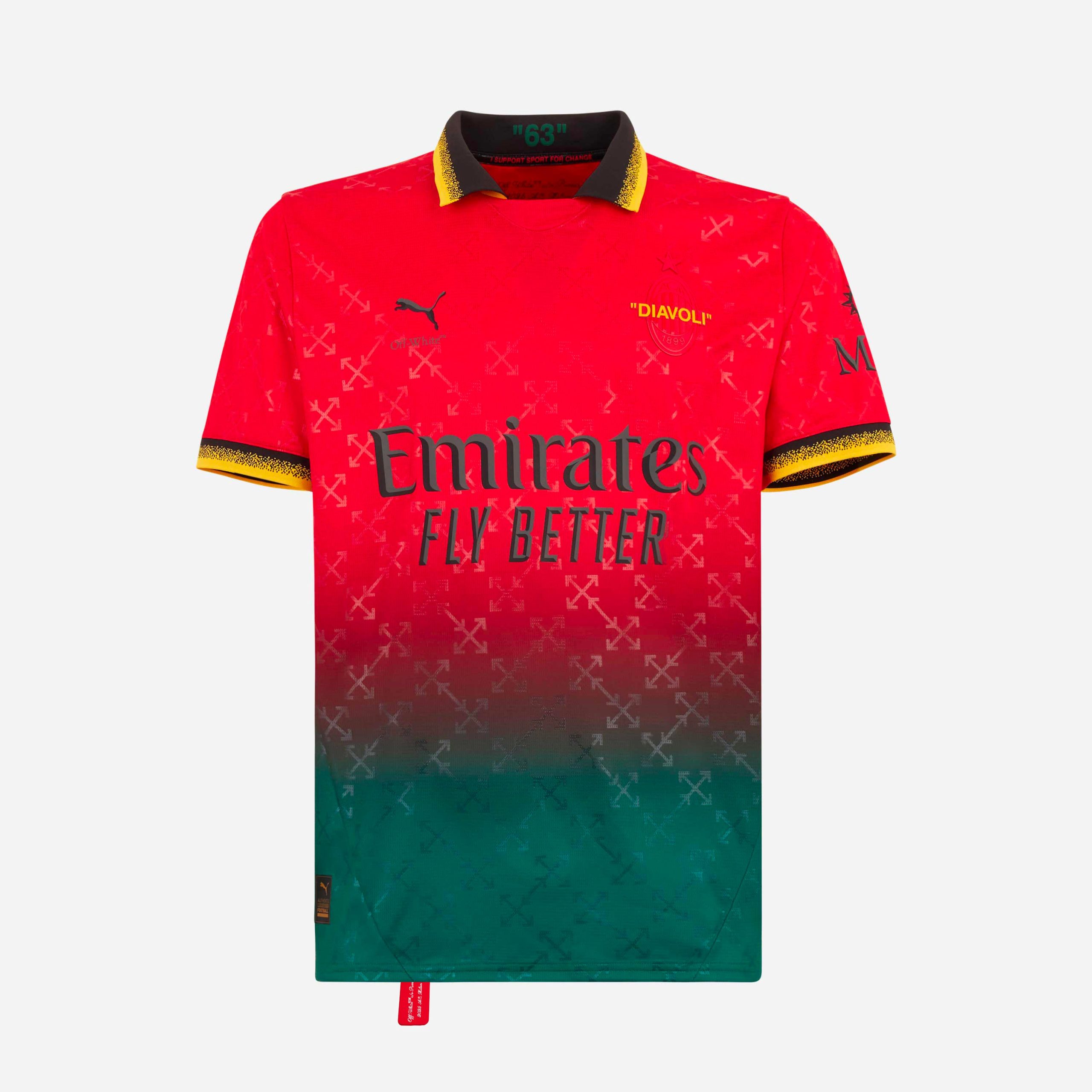red jersey puma x ac milan x off-white 202425 Collection | AC Milan Kits Collection | AC Milan Kits
