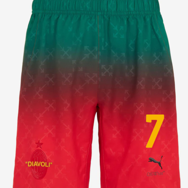 red shorts puma x ac milan x off-white 202425 – 7 santiago gimenez Collection | AC Milan Kits Collection | AC Milan Kits
