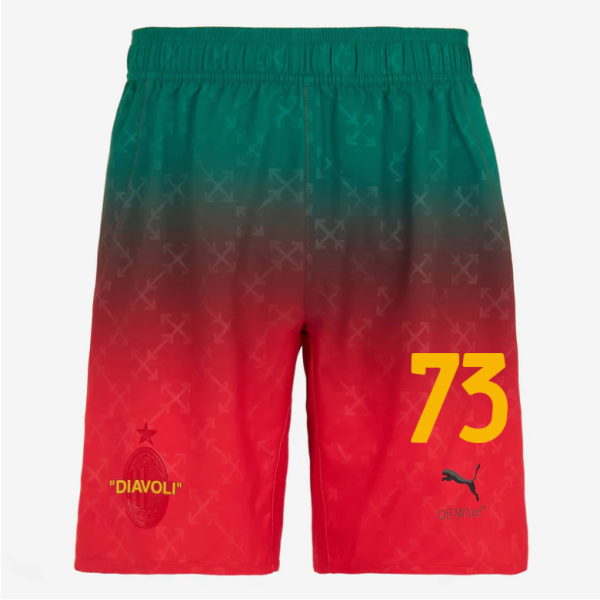 red shorts puma x ac milan x off-white 202425 – 73 francesco camarda Collection | AC Milan Kits Collection | AC Milan Kits