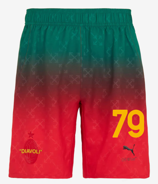 red shorts puma x ac milan x off-white 202425 – 79 joão félix Collection | AC Milan Kits Collection | AC Milan Kits