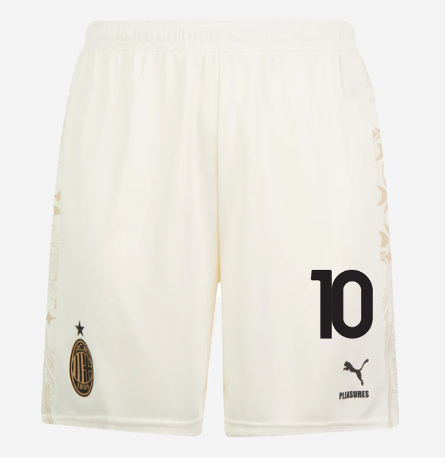 shorts ac milan x pleasures 202324 – light version – 10 rafael leão Collection | AC Milan Kits Collection | AC Milan Kits
